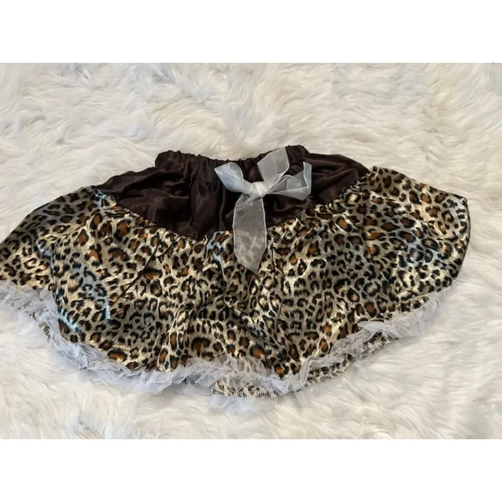 Brown Cheetah 2 pc Petti Outfit  BRCH3T  3T  (I) NWT Boutique